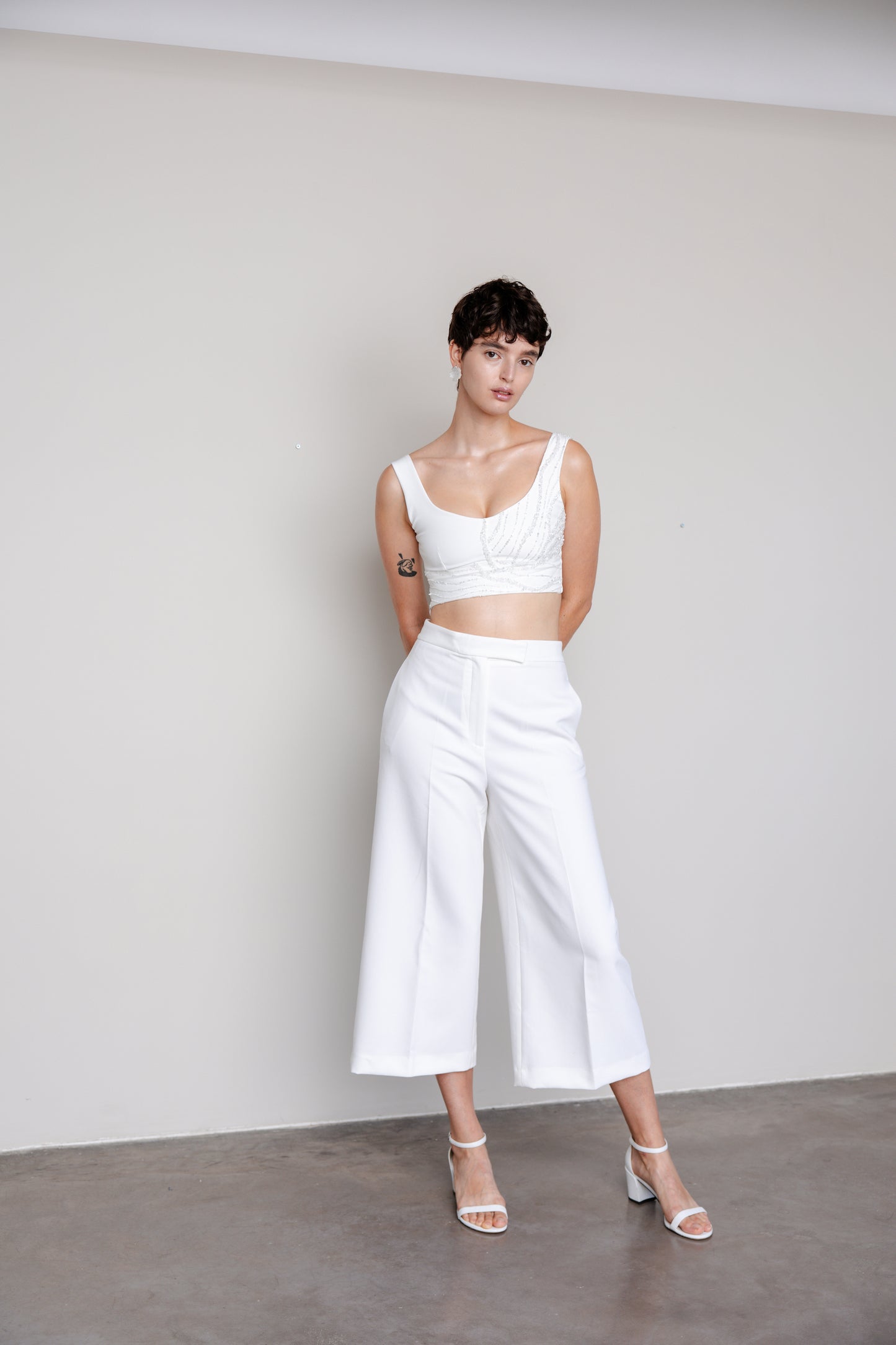 Embellished Crop Top