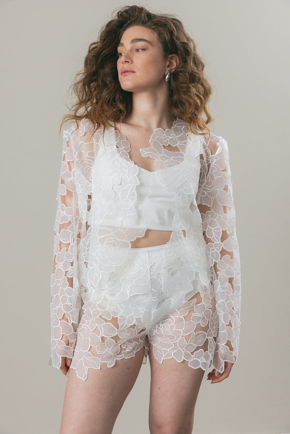 Cutout Lace Jacket